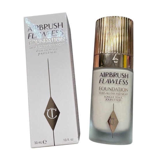 Charlotte Tilbury Airbrush Flawless Foundation 2 Neutral Full Size 30mL Sealed‎ - Picture 1 of 4